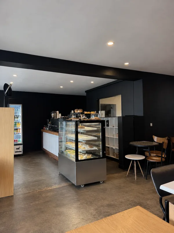 The counter and relaxed indoor seating at Sweet Lili’s